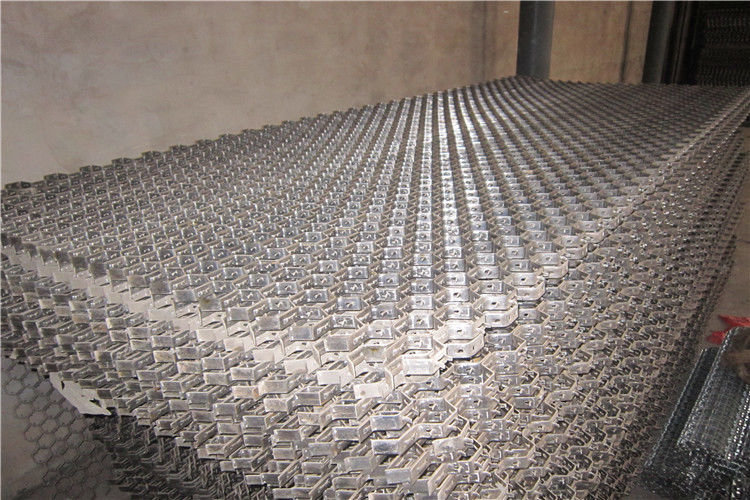 304/316 Stainless Steel Hex Steel For Refractory Lining With 50X50mm Mesh