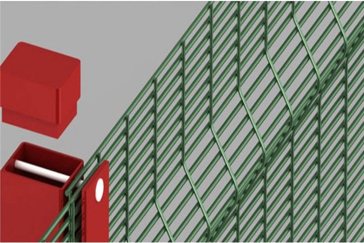 Direct Factory Manufacturer Galvanized And Powder CoatedHigh Security 358 Wire Mesh Fence,2M High V Beam Prison Mesh