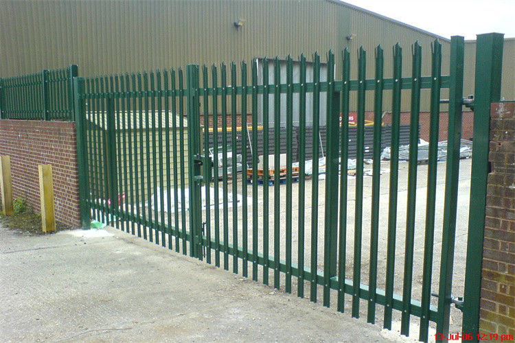 Powder Coated Security Palisade Fence For Home Fence For Europe