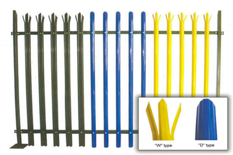 Durable Metal Steel Residential Border Garden Security 6ft Angle Iron Europe Palisade Fence And Gate