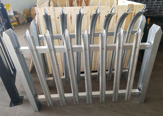Hohe Sicherheits-Stahlpalisade-Fechten und Tore leicht zusammengebaut mit dem Pulver beschichtet